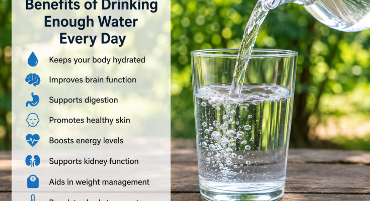 Benefits of Drinking Enough Water Every Day